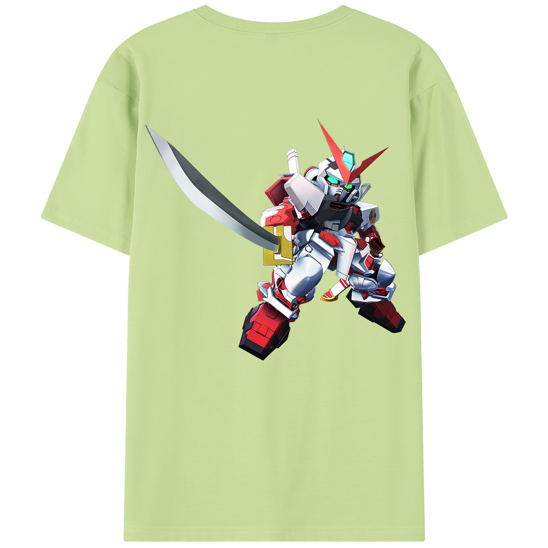 （画像用） 機動戦士ガンダム Mobile Suit Gundam 綿100％半袖Tシャツ（背面プリント）